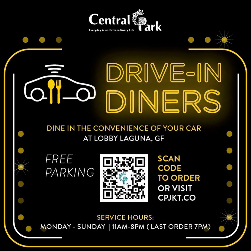 DRIVE-IN DINERS Dine in the Convinience of Your Car | CENTRAL PARK MALL
