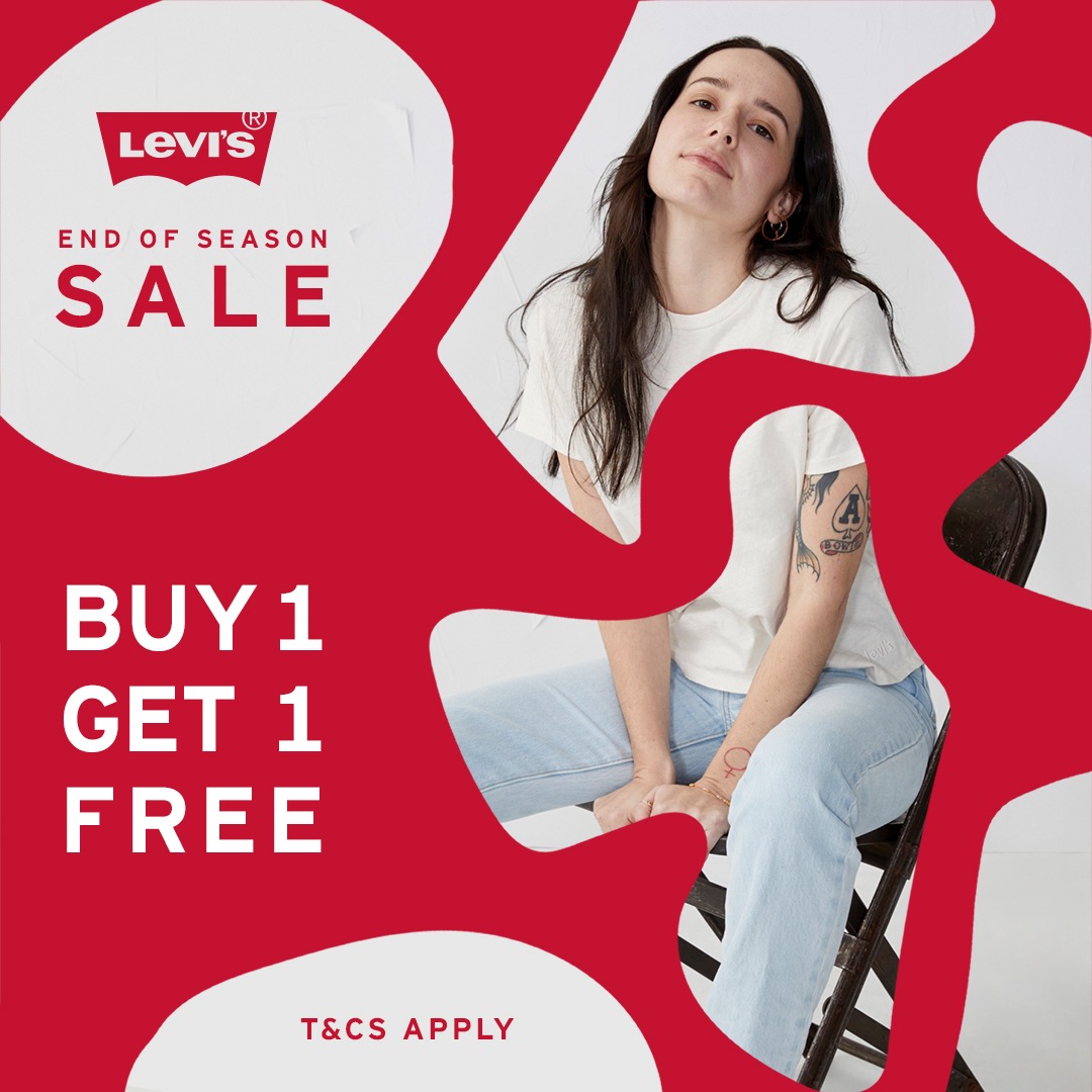 LEVI'S END OF SEASON SALE BUY 1 GET 1 FREE | CENTRAL PARK MALL JAKARTA